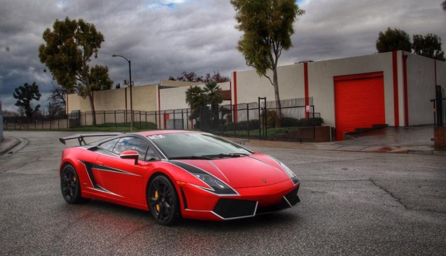 Lamborghini Gallardo LP550-2 DeadPool by Impressive Wrap on NS2 Media Wheels '2017